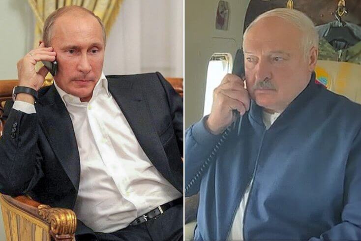 Лукашэнка распавёў Пуціну аб тэлефоннай размове з Трампам