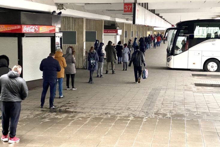 Массово отменяются автобусные рейсы между Минском и Вильнюсом