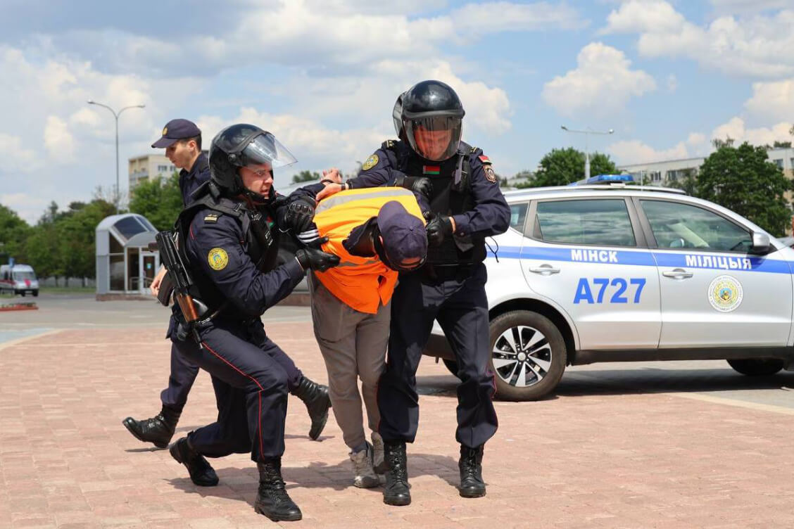 Не менш як 10 чалавек затрымана ў Гомельскай вобласці