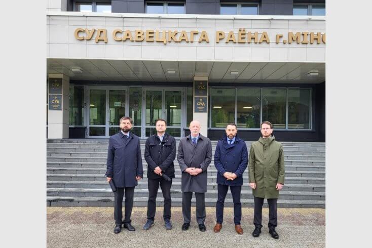 Western diplomats express solidarity with veteran activist Bahinskaja