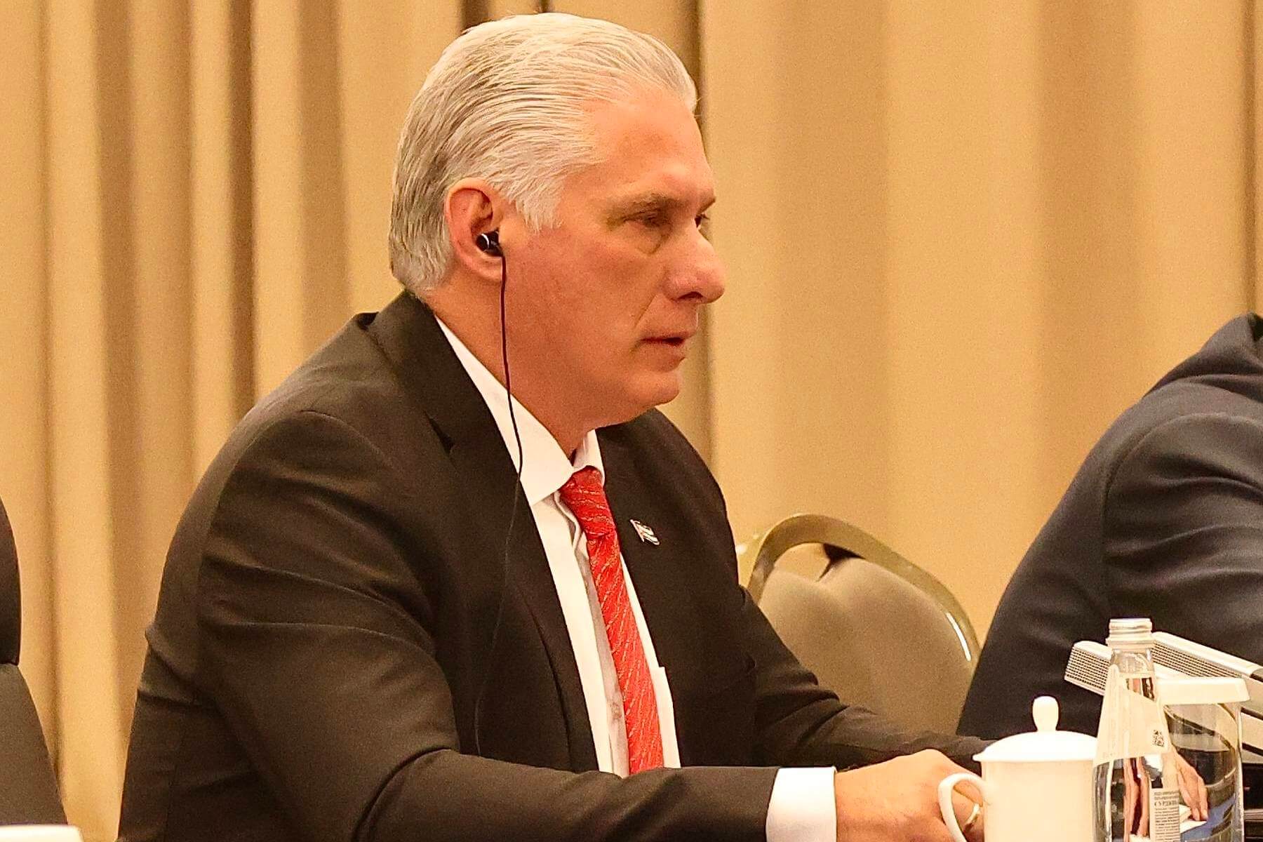 Cuban president arrives in Minsk