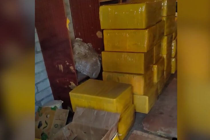 У гаражы жыхара Мінска знойдзена 660 кг насваю