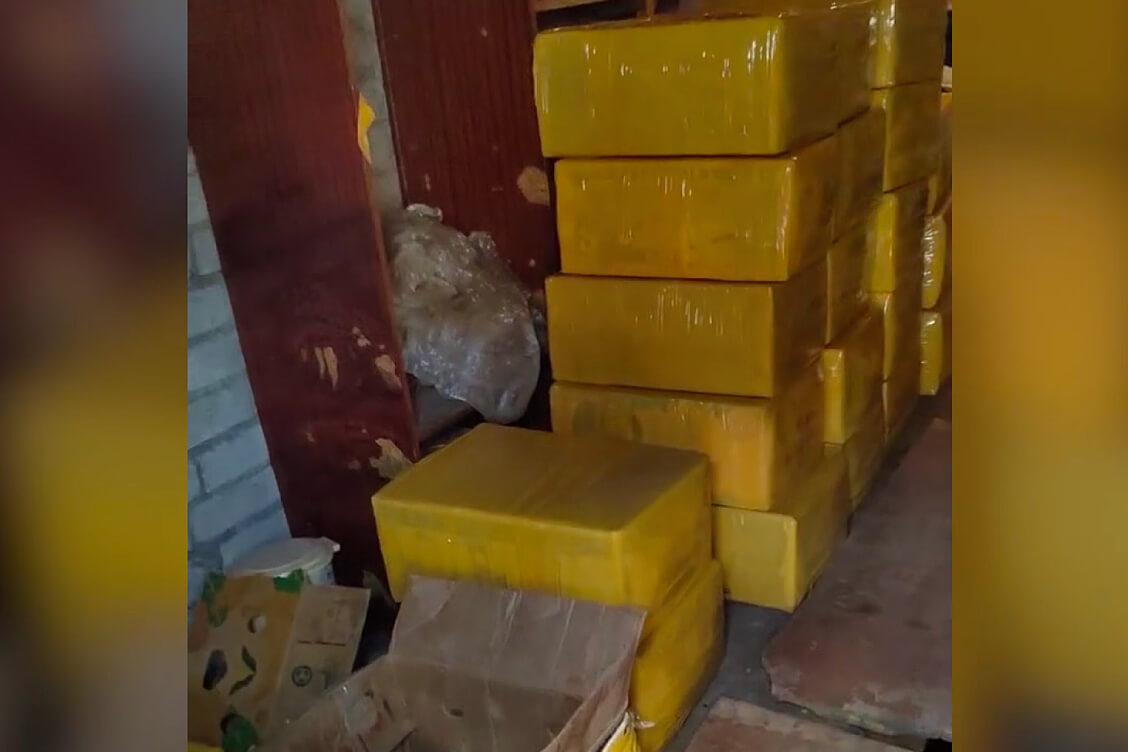 У гаражы жыхара Мінска знойдзена 660 кг насваю
