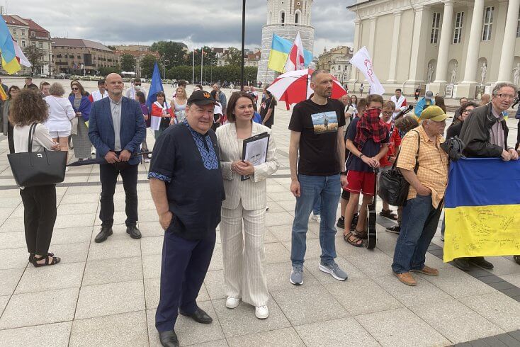 Ціханоўская: Украінцы, літоўцы і беларусы маюць аднаго ворага — імперскую Расію