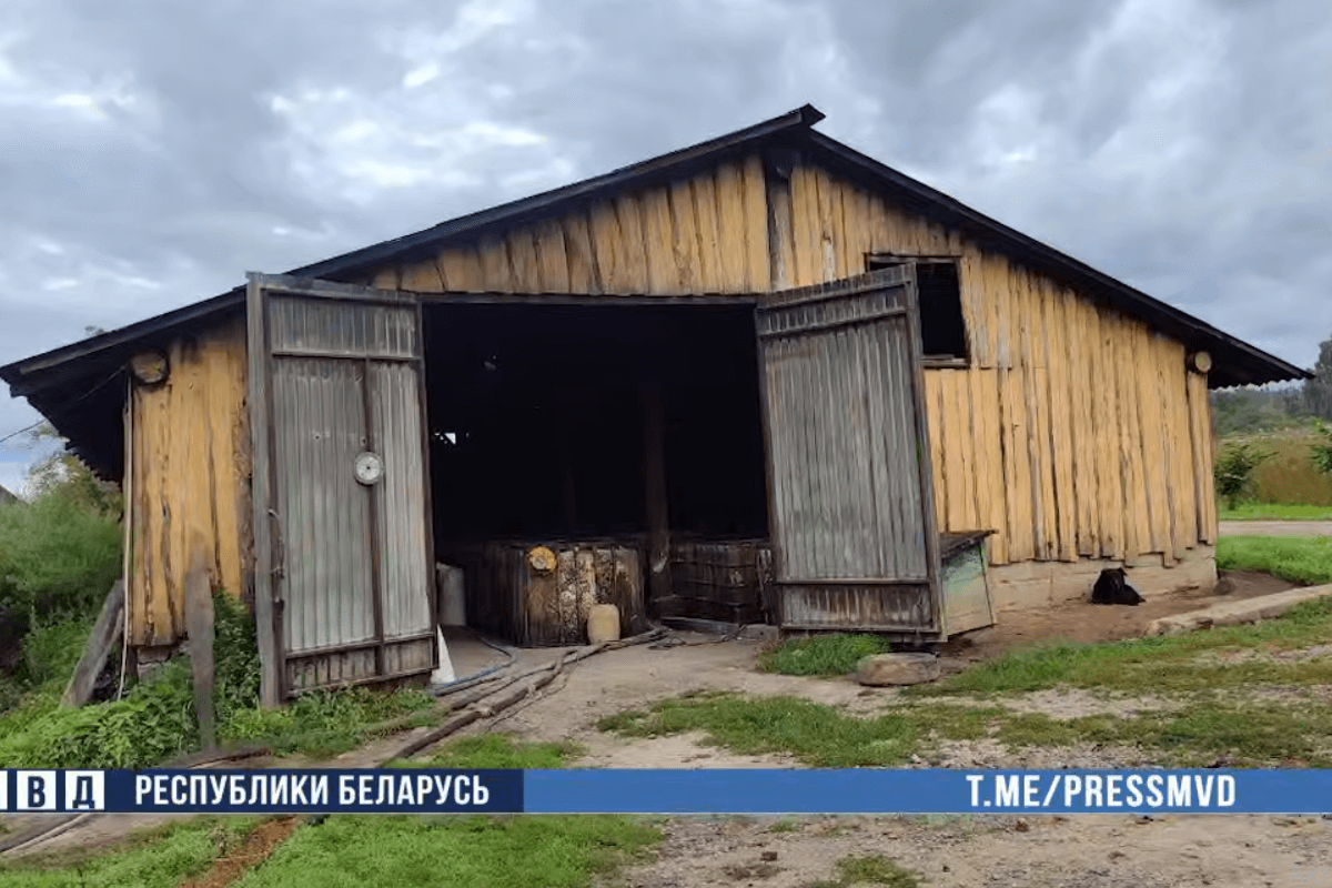 Маладзечанская міліцыя задзейнічала АМАП для ліквідацыі нелегальнай вытворчасці самагону