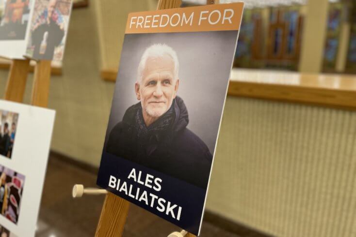 Seimas speaker hails Bialacki as stronghold for freedom fighters