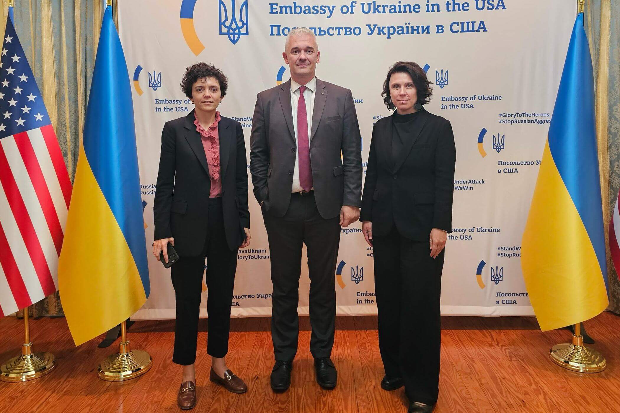 Кавалеўскі, Гарбунова і Хоміч сустрэліся ў ЗША з дыпламатам Смітам — удзельнікам перамоваў з Лукашэнкам па вызваленні палітвязняў