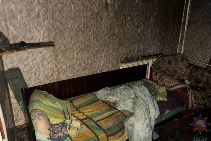 Мать и сын погибли на пожаре в Поставах
