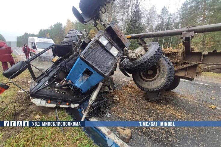 18-летний тракторист погиб в ДТП под Пуховичами