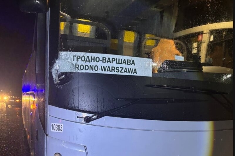 60-гадовы веласіпедыст загінуў пад коламі аўтобуса каля мяжы з Польшчай