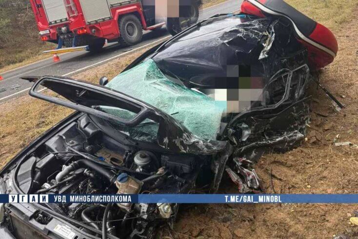 У Барысаўскім раёне ў выніку сутыкнення з грузавіком загінуў кіроўца легкавога аўтамабіля
