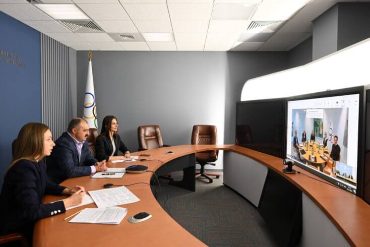 Белорусский спорт переживает "один из самых непростых периодов", заявил Виктор Лукашенко на переговорах с главой МОК