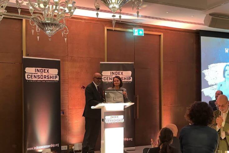 Тихановская посвятила полученную премию организации "Индекс цензуры" политзаключенным журналистам