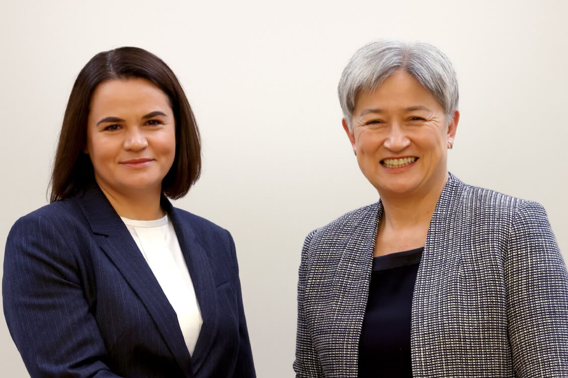 Ціханоўская заклікала Аўстралію ўзмацніць падтрымку беларускага народа