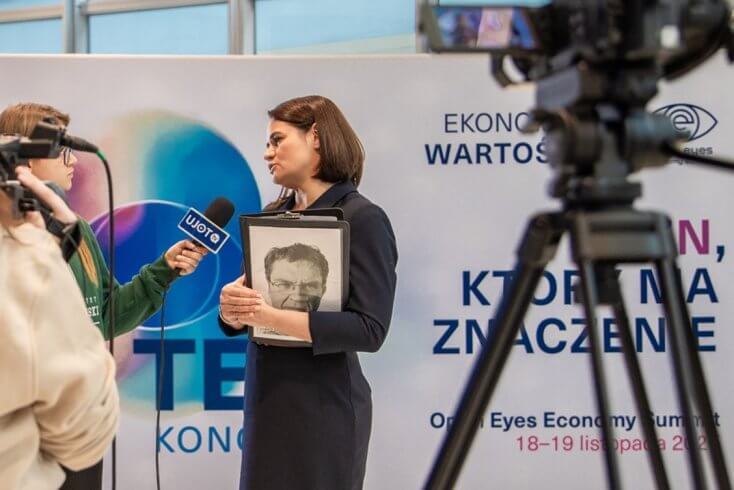 Ціханоўская: Я вітаю рашэнне Літвы аднавіць працу пунктаў пропуску