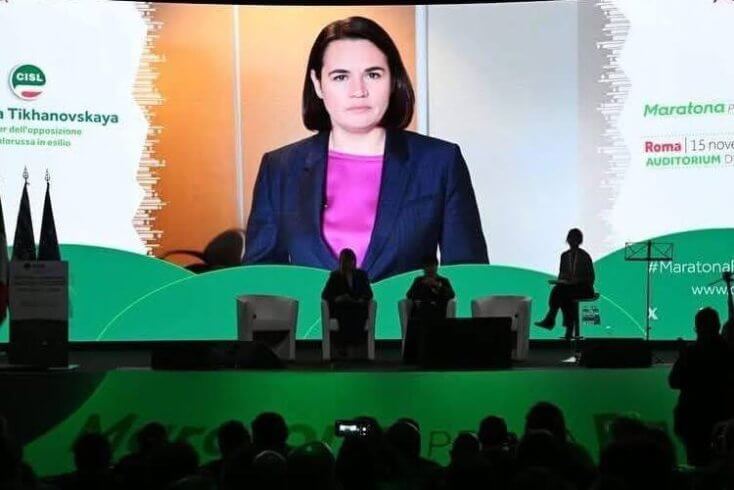 Ціханоўская: Дыктатура заўсёды азначае вайну