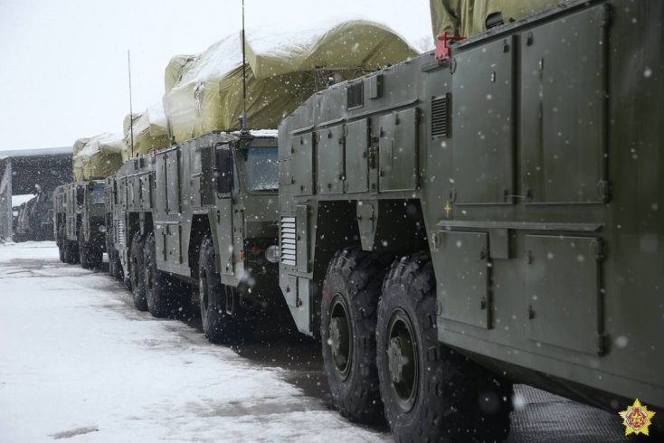 В Беларусь прибыли очередные батареи ЗРК "Тор-М2"