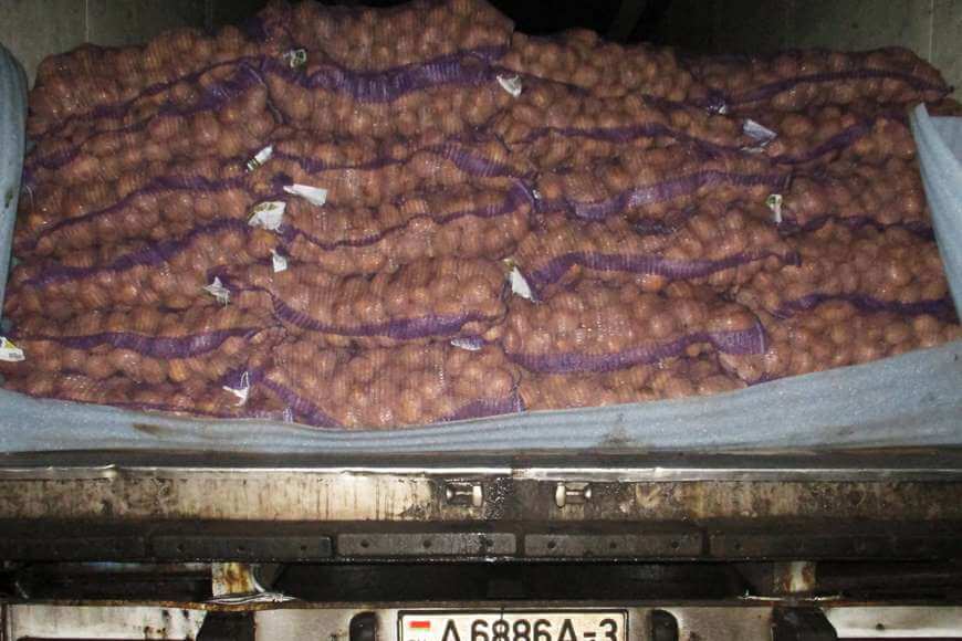 У Расію не прапусцілі чарговую партыю беларускай бульбы