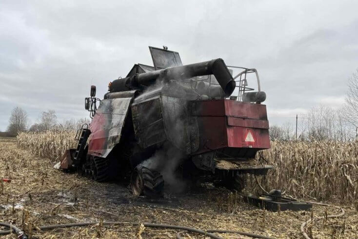 С начала года на объектах АПК пострадала или уничтожена 51 единица техники