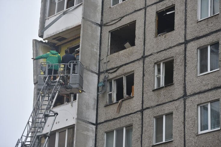 Поврежденная взрывом часть гомельской многоэтажки будет демонтирована