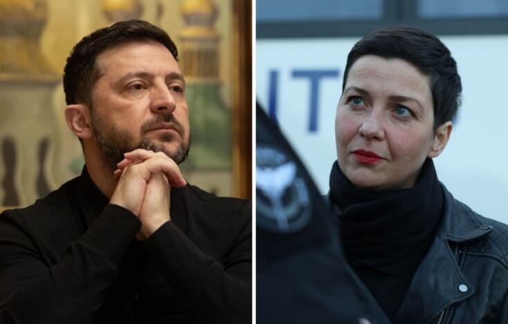 Зяленскі паразмаўляў з Калеснікавай