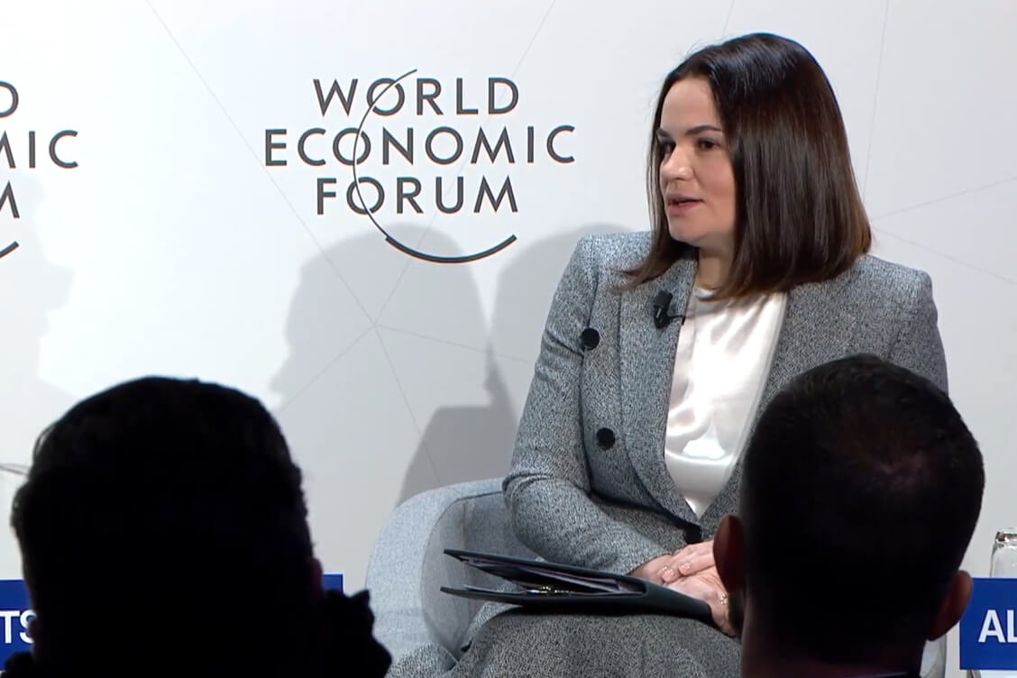 Cichanoŭskaja to take part in World Economic Forum in Davos