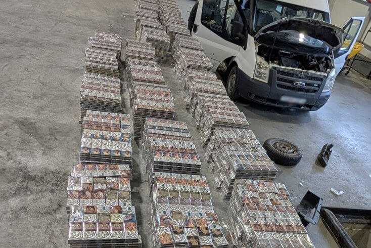 У Літве затрыманы беларус з партыяй кантрабандных цыгарэт на 217 тыс. еўра