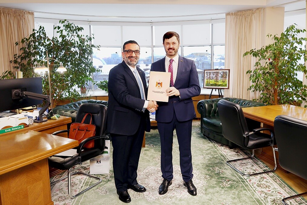 Palestine’s ambassador arrives in Minsk