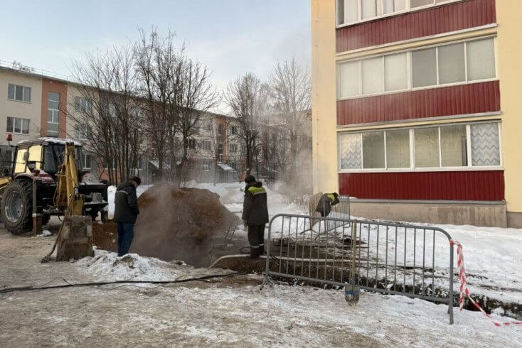 Из-за аварии в Смолевичах нарушено отопление в 47 многоквартирных и 16 частных домах