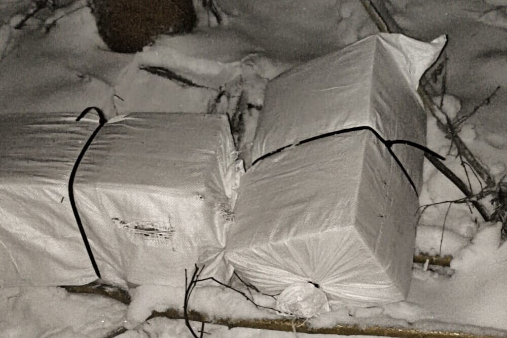 Polish Border Guard reports four seizures of cigarettes flown in from Belarus