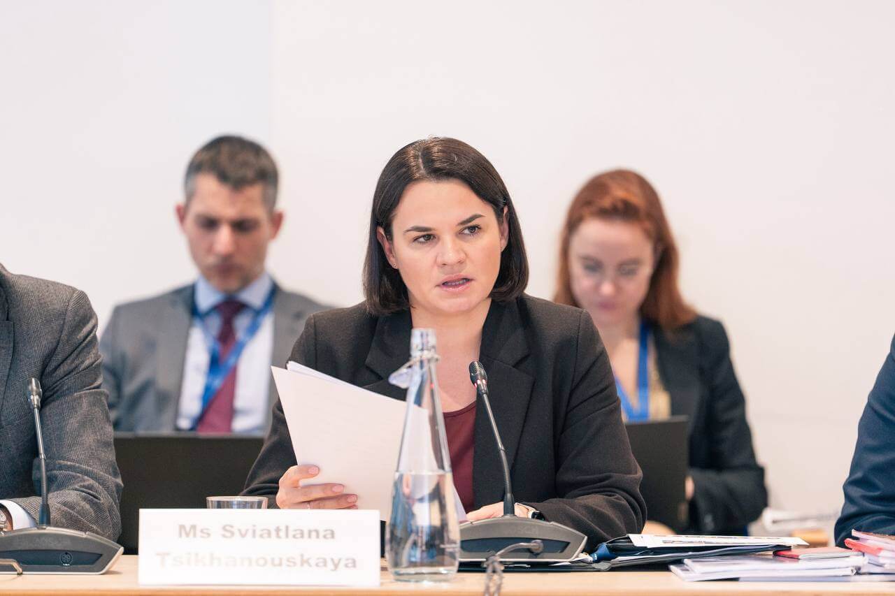 Тихановская призвала европейских дипломатов в Женеве помочь защитить белорусов в изгнании