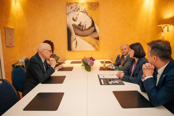 Ціханоўская абмеркавала з вярхоўным камісарам ААН па правах чалавека працэс вызвалення палітвязняў