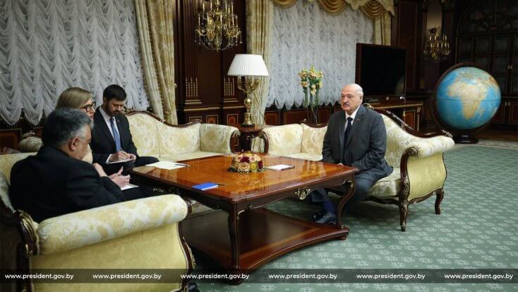 Łukašenka to Iran’s envoy: “treacherous attack on Iran” unacceptable