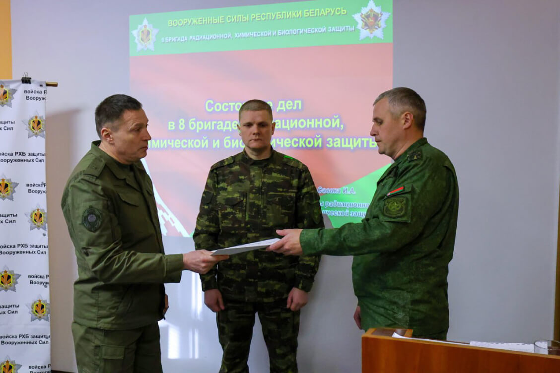В рамках инициированной Лукашенко проверки в 8-й бригаде РХБЗ пройдет инспекция техники, вооружения и имущества