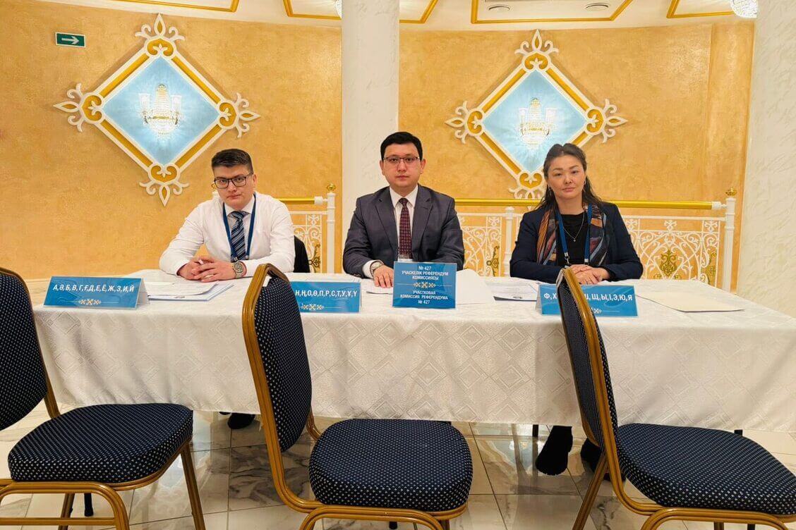 В Минске открыт участок для голосования на референдуме в Казахстане