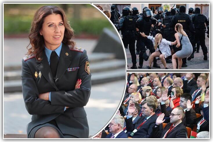 Лукашенко и женщины. 4. Чемоданова: вранье в погонах на службе режима