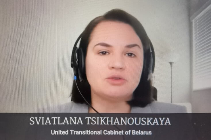 Тихановская обратилась к Канаде с шестью "практическими предложениями" о поддержке белорусов