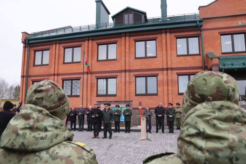 У 30 км ад Чарнобыльскай АЭС адкрыты новы комплекс пагранзаставы “Гдзень”