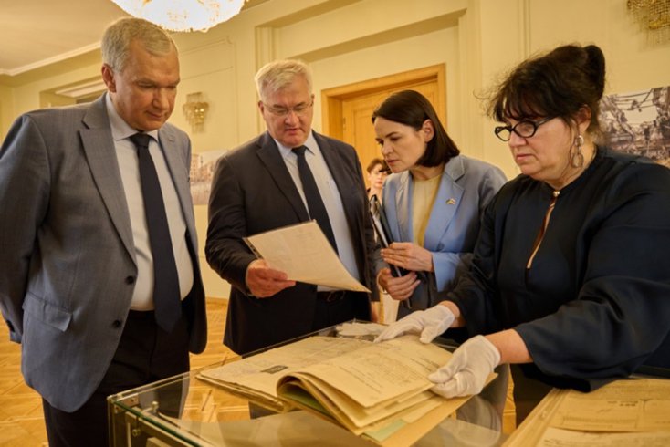 Ukraine's top diplomat, Cichanoŭskaja discuss regional security in Kyiv