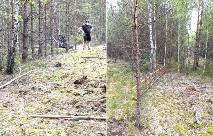 Литовские пограничники задержали поляка с крупной суммой денег, намеревавшегося попасть в Беларусь через забор на границе