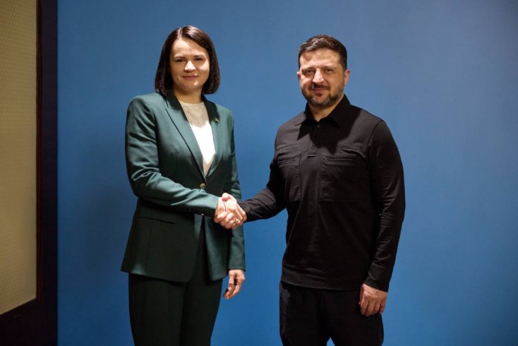 Зяленскі на словы Ціханоўскай: Еўропа не можа дазволіць сабе страціць аніводную нацыю, якая імкнецца да незалежнасці
