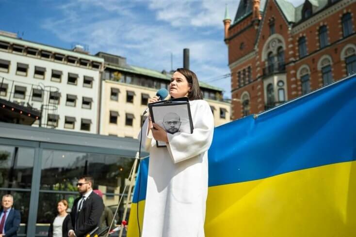 Ціханоўская: Беларусы падтрымліваюць свабоду і суверэнітэт Украіны