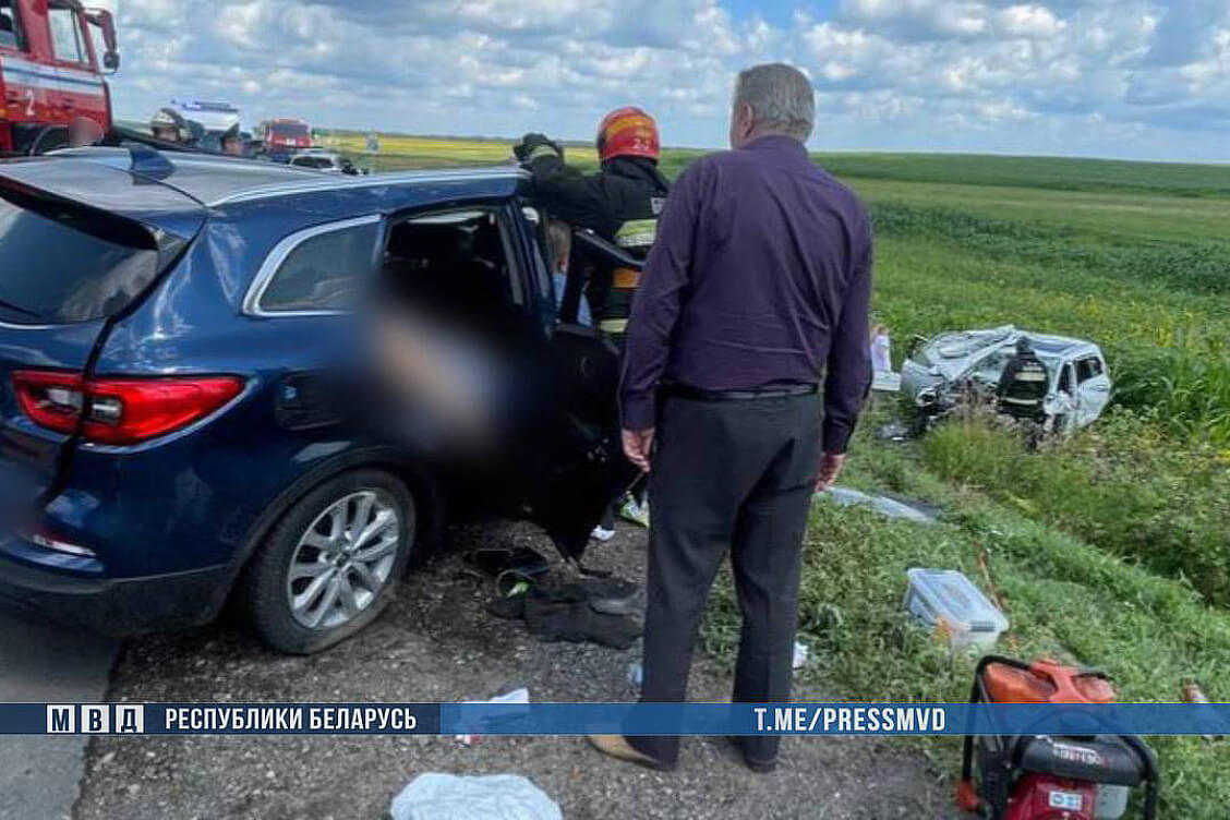 ДТП в Гомельской области — один человек погиб, семь пострадало