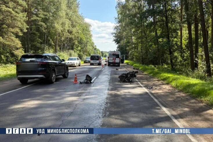 32-летний мотоциклист погиб в Вилейском районе