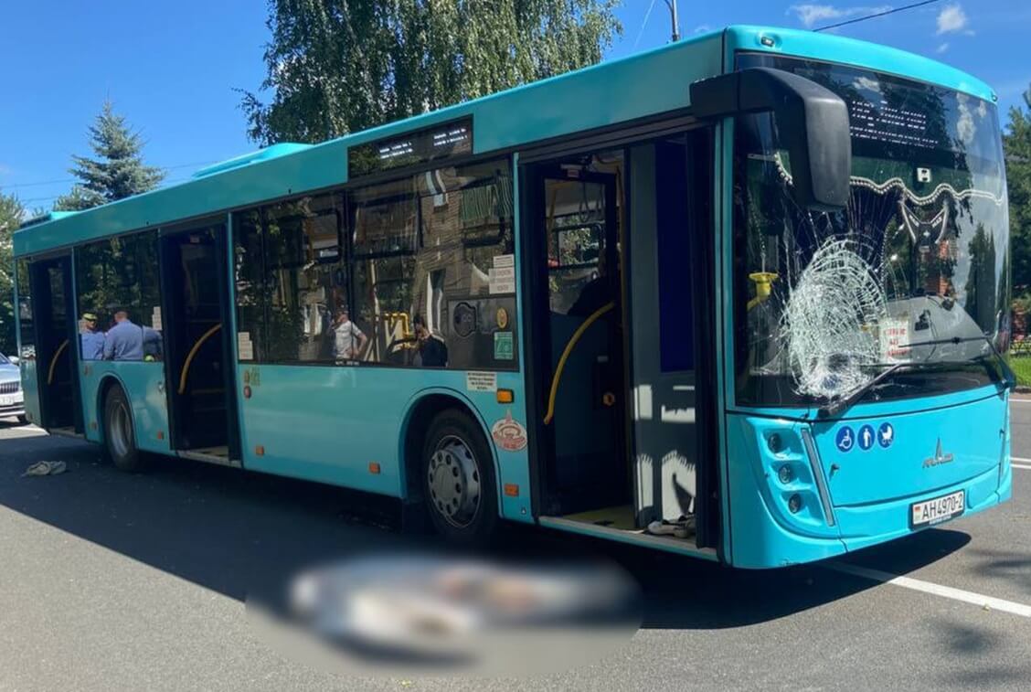 В ДТП с участием автобуса в Витебске погибла пенсионерка