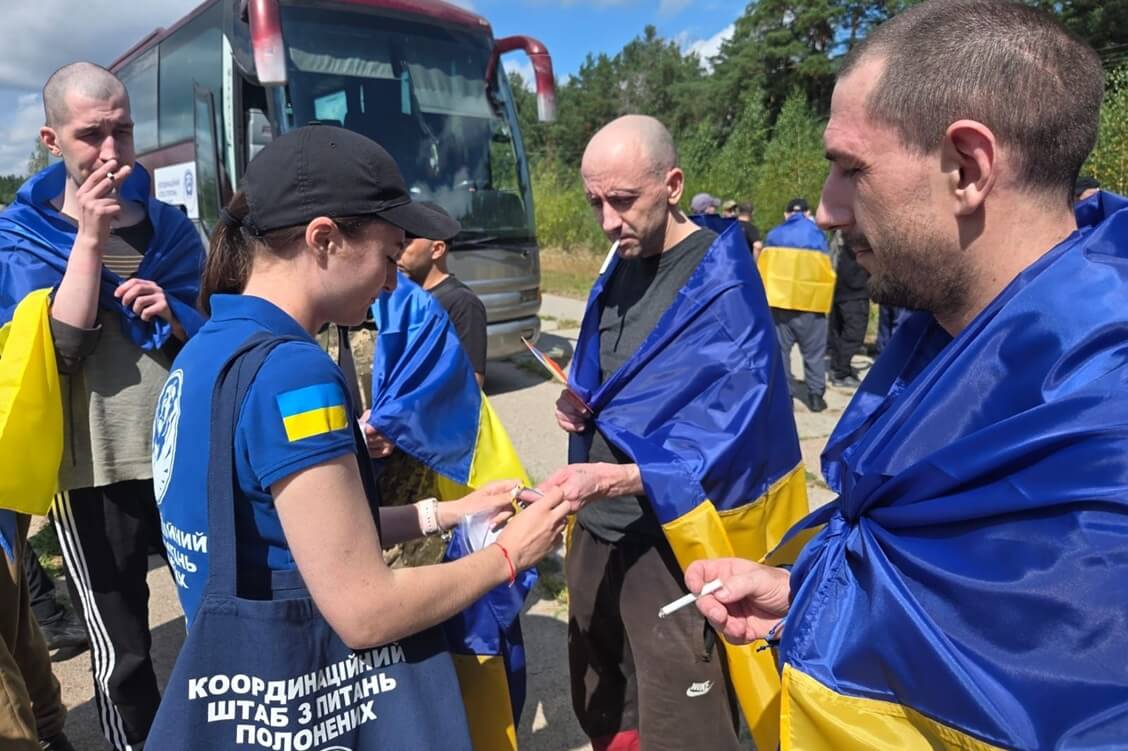 Украина и Россия провели девятый обмен военнопленными на территории Беларуси