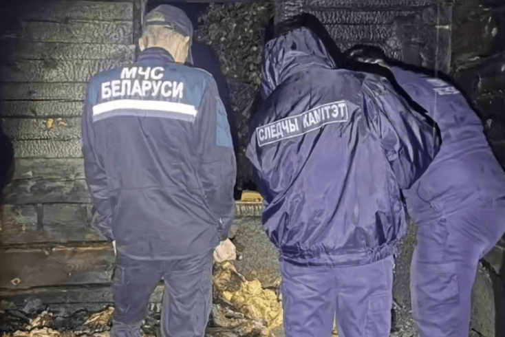Тры пенсіянеры загінулі на пажары ў Слуцкім раёне