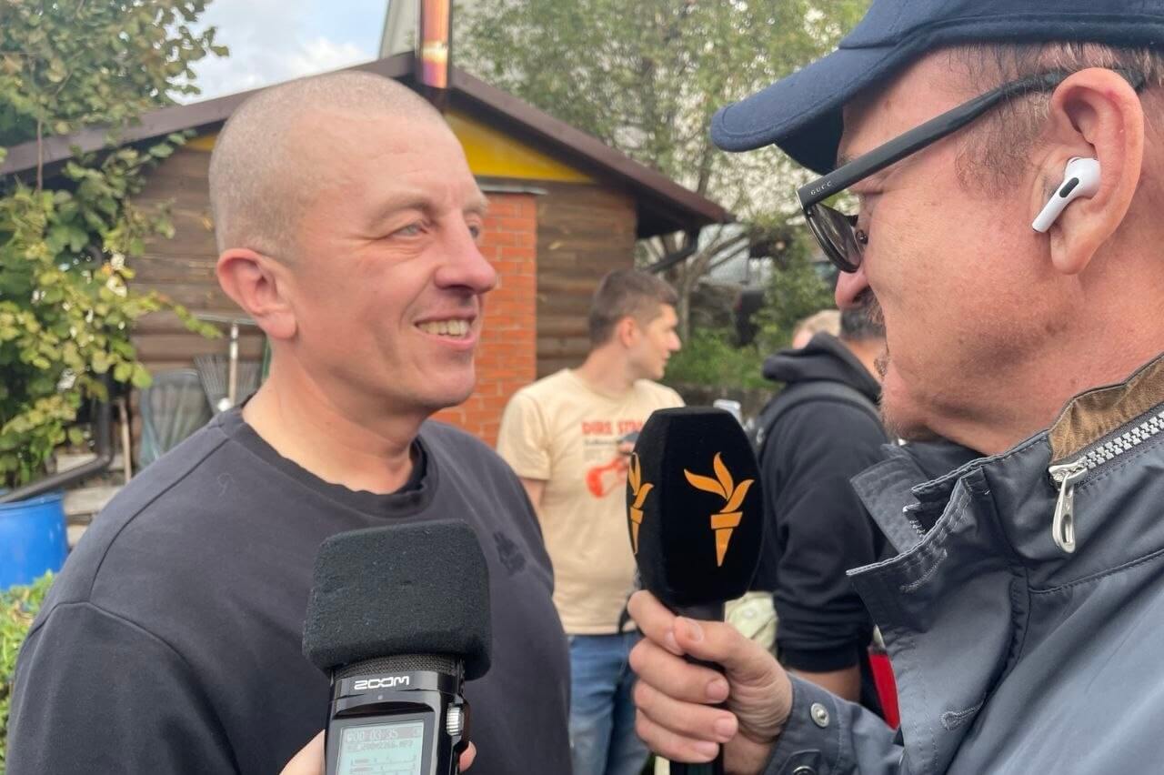 Media manager Alaksandraŭ happy to find Belarusian journalism alive after prison