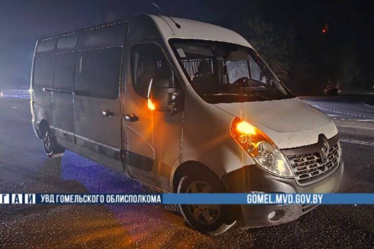 Под колесами микроавтобуса в Гомельской области погиб 65-летний пешеход — предположительно нетрезвый