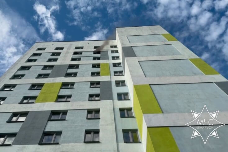 У Гродне гарэў інтэрнат, пацярпелых няма